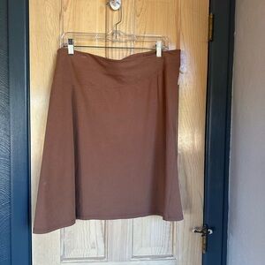 Mountain Hardwear Brown A-Line Skirt